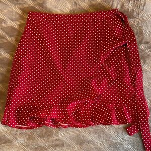 Nasty gal wrap mini skirt